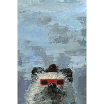 Marmont Hill Red 3D Glasses Canvas Wall Art