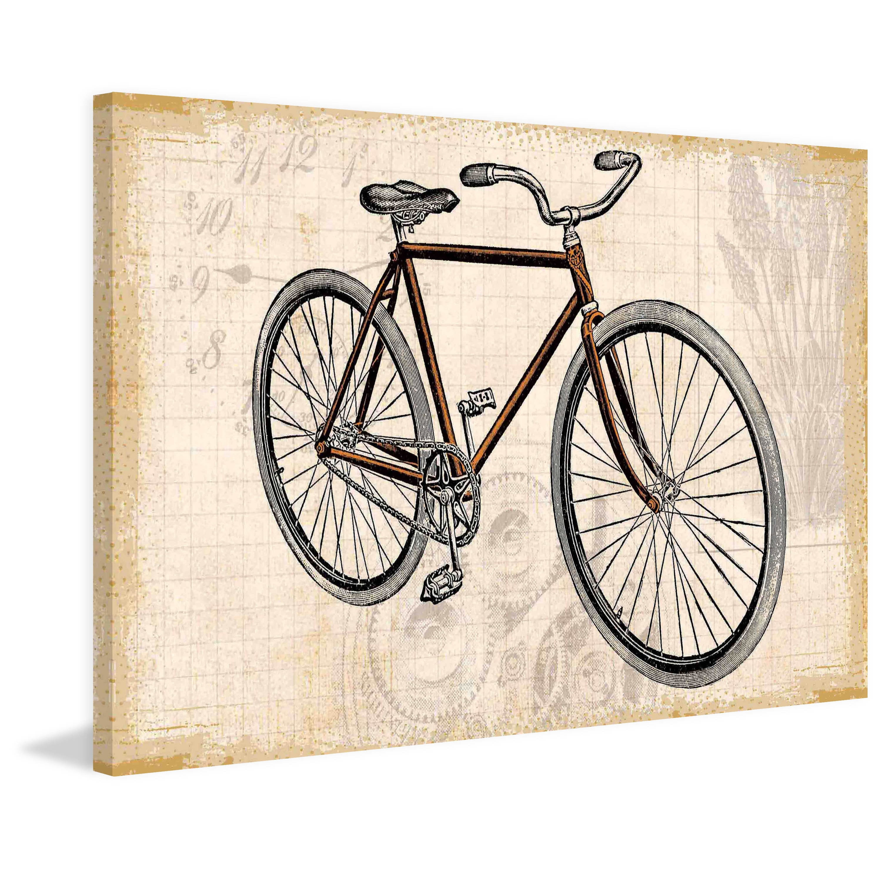 Marmont Hill "Red Bike" Painting Print on Canvas