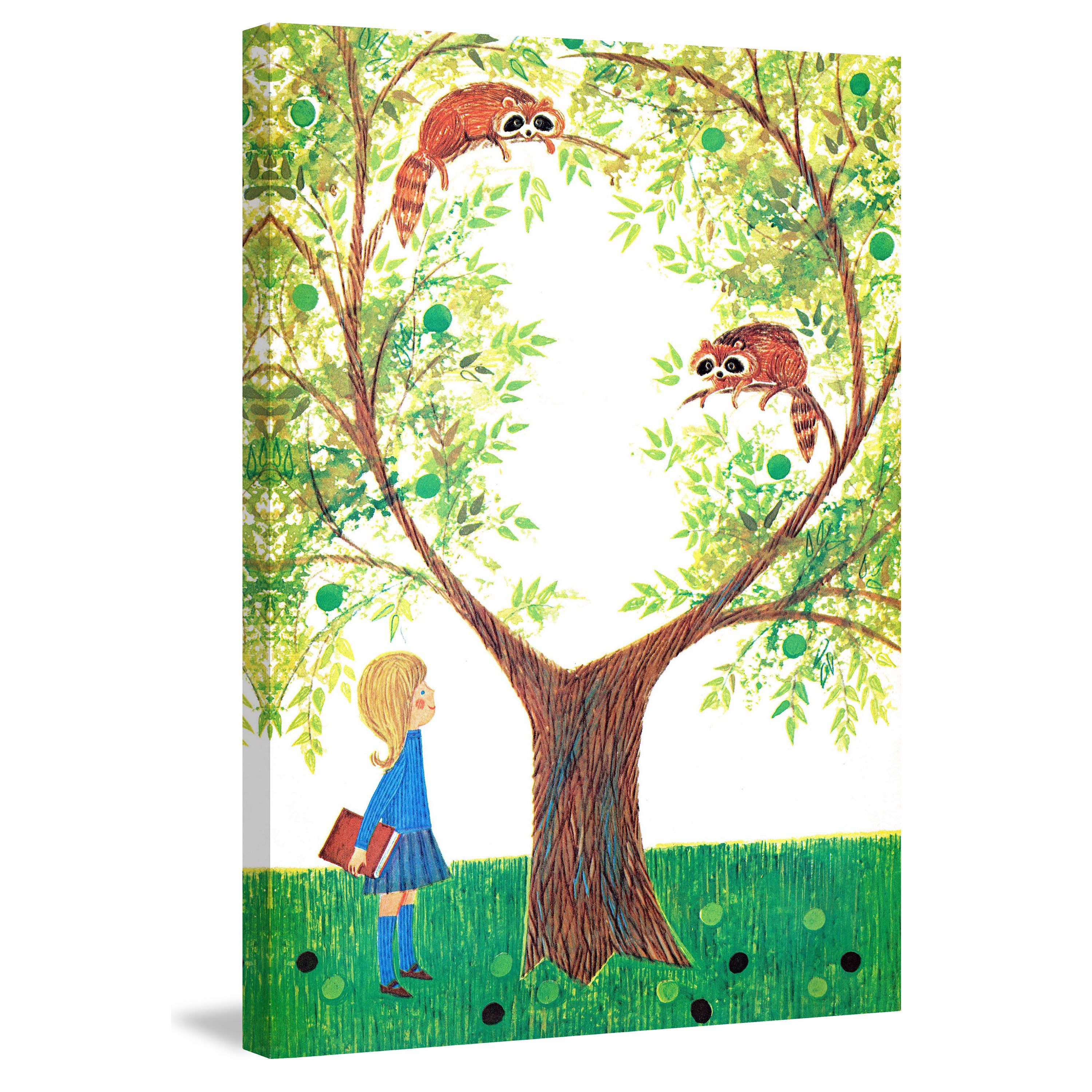 Marmont Hill "Red Pandas" by Curtis Painting Print on Canvas