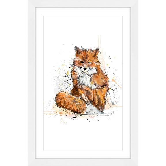 Marmont Hill "Renard" by Marie-Eve Pharand Framed Painting Art Print