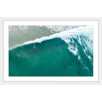 Marmont Hill "Riding The Wave" By Karolis Janulis Framed Painting Art Print, 36.0" x 1.5"
