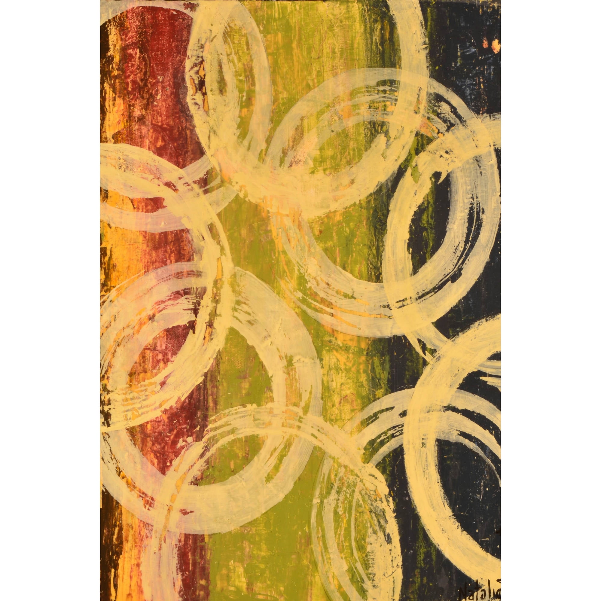 Marmont Hill "Rings of Engagement I" Painting Print on Wrapped Canvas