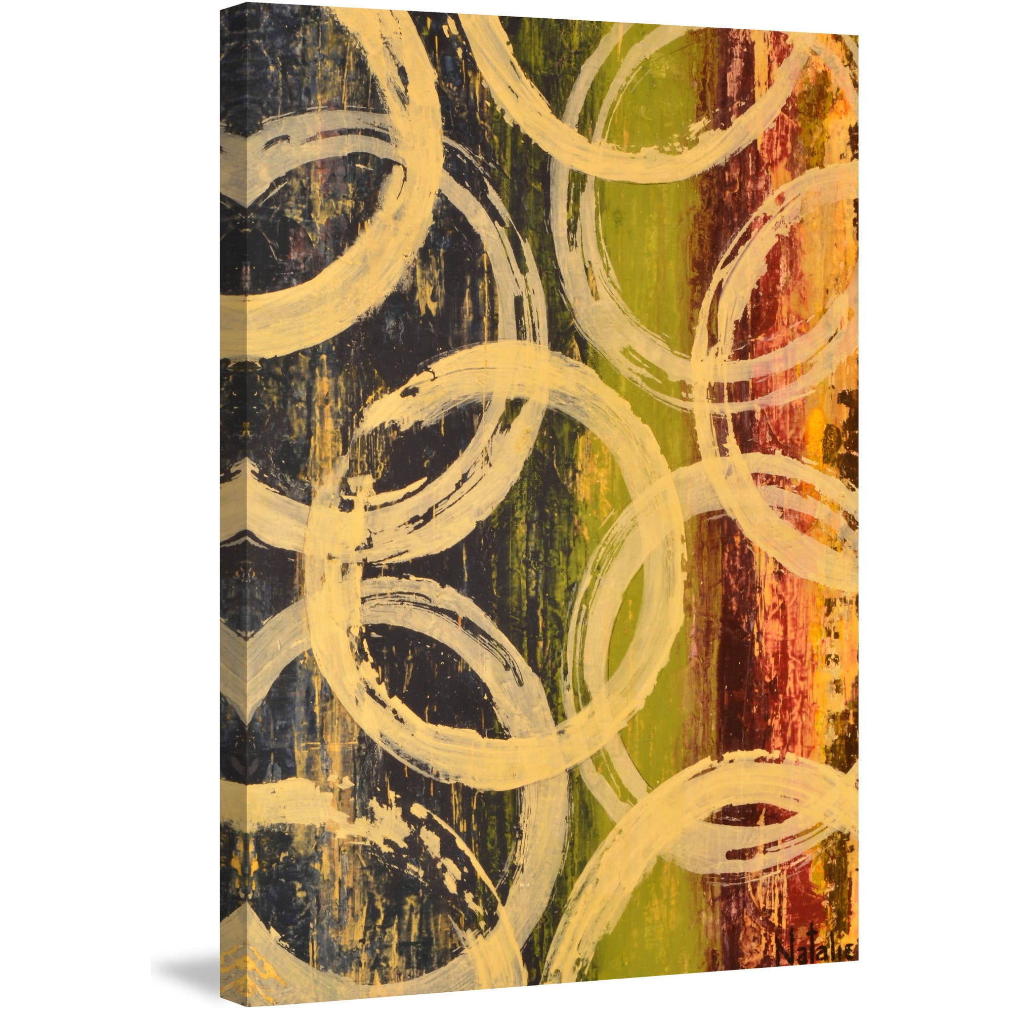 Marmont Hill "Rings of Engagement II" Painting Print on Wrapped Canvas