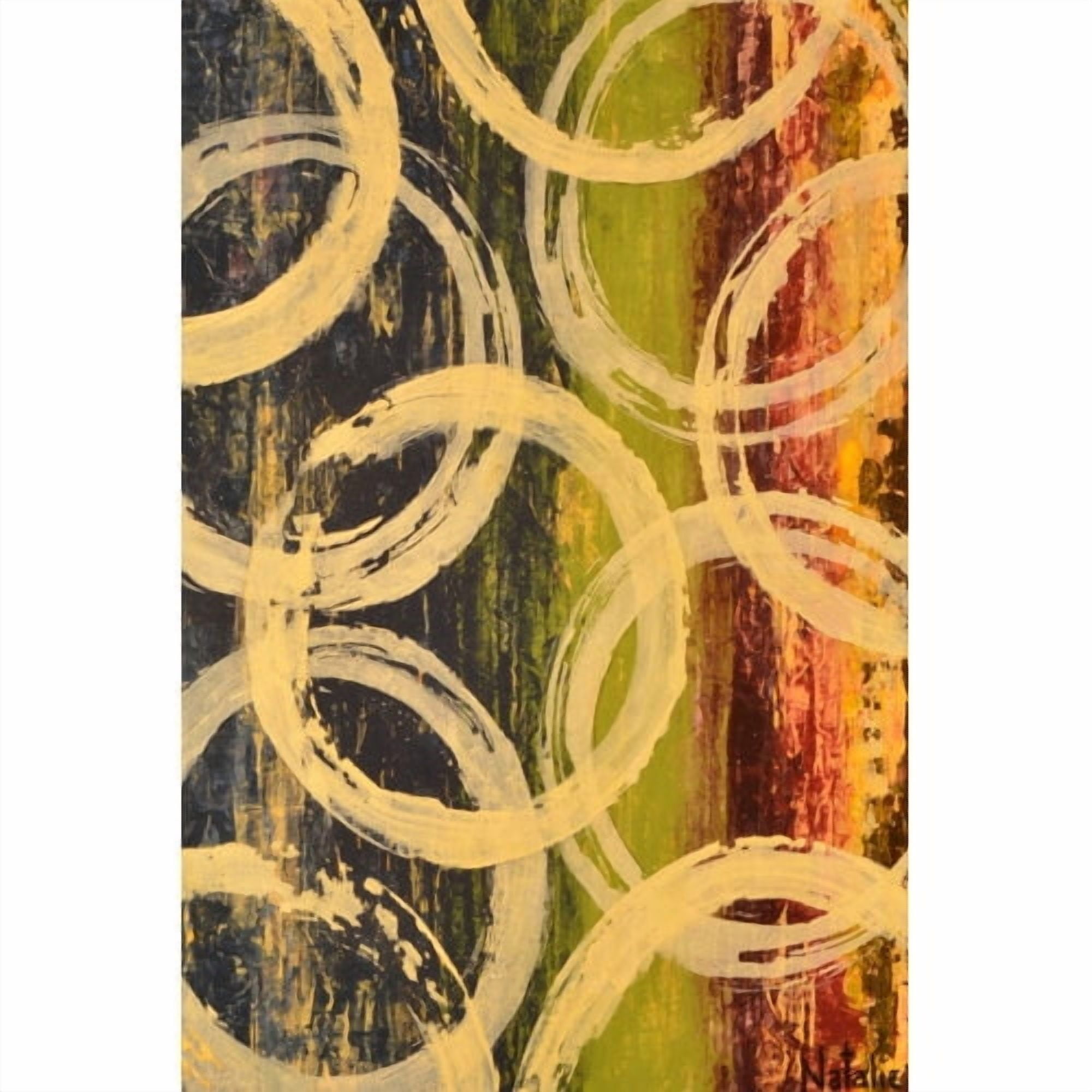 Marmont Hill "Rings of Engagement II" Painting Print on Wrapped Canvas