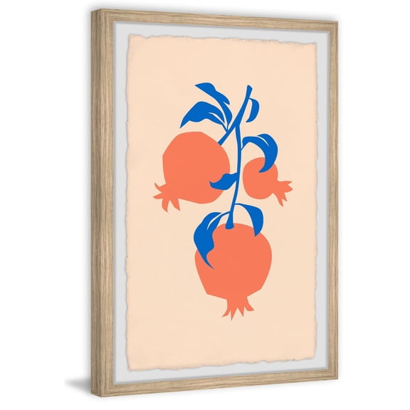 Marmont Hill Ripe Persimmon Framed Painting Print