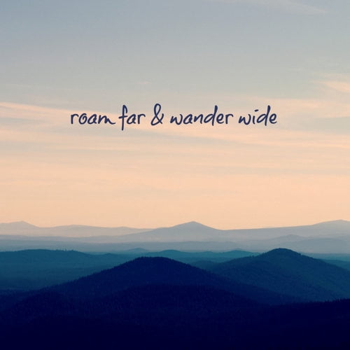 Marmont Hill "Roam Far and Wander Wide" by Robert Dickinson Painting Print on Canvas