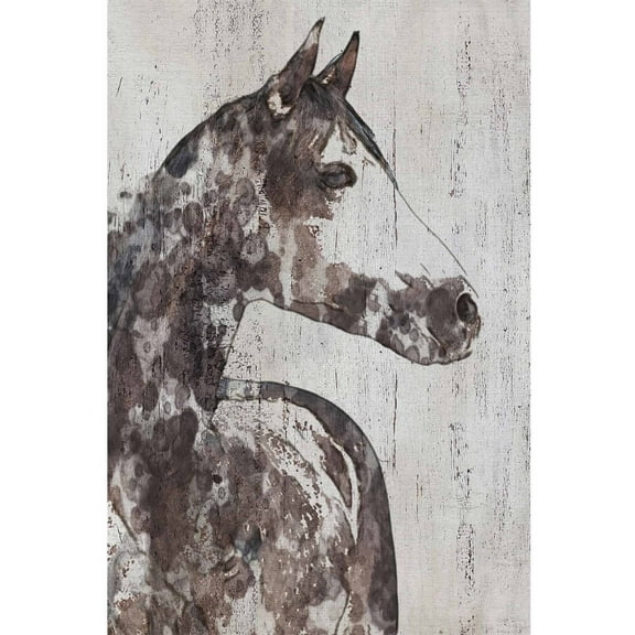 Marmont Hill "Rocky Horse" by Irena Orlov Painting Print on Wrapped Canvas