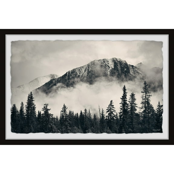 Marmont Hill Rocky Mountain Framed Painting Print