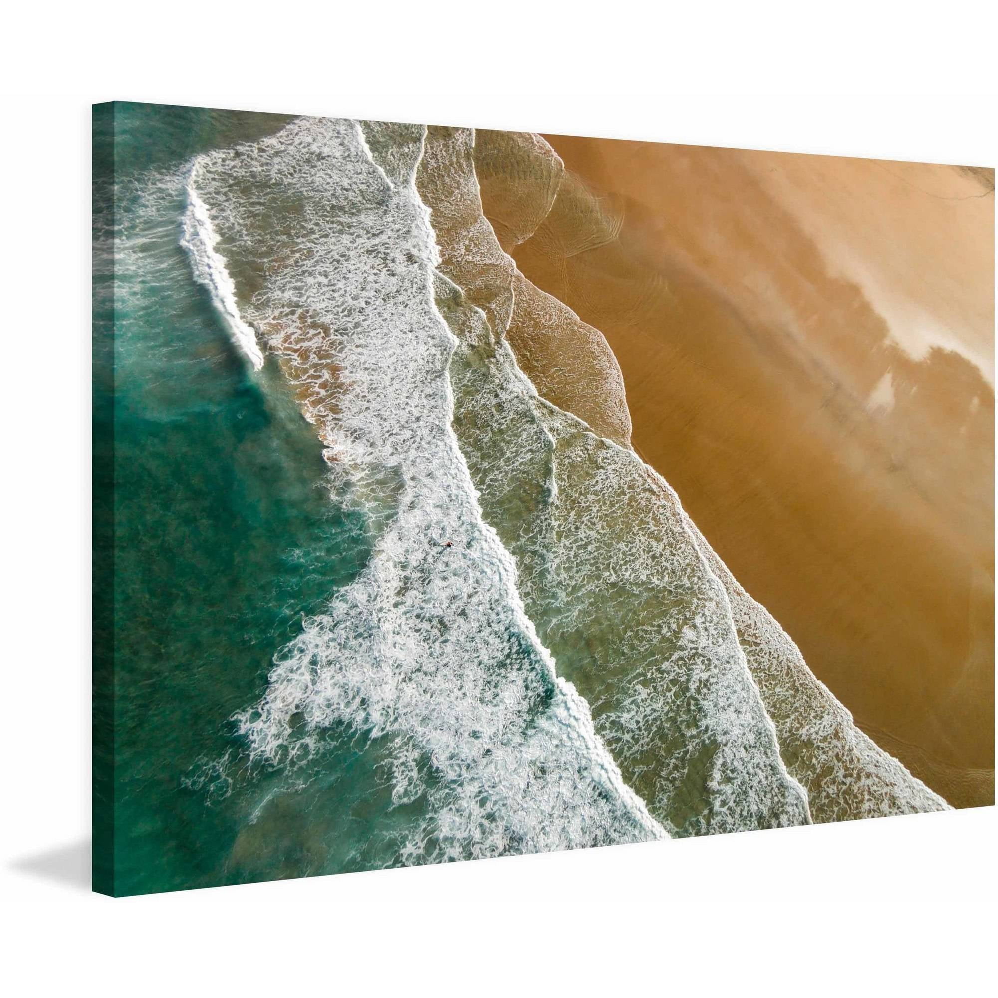 Marmont Hill "Rolling Tide" by Karolis Janulis Painting Print on Wrapped Canvas