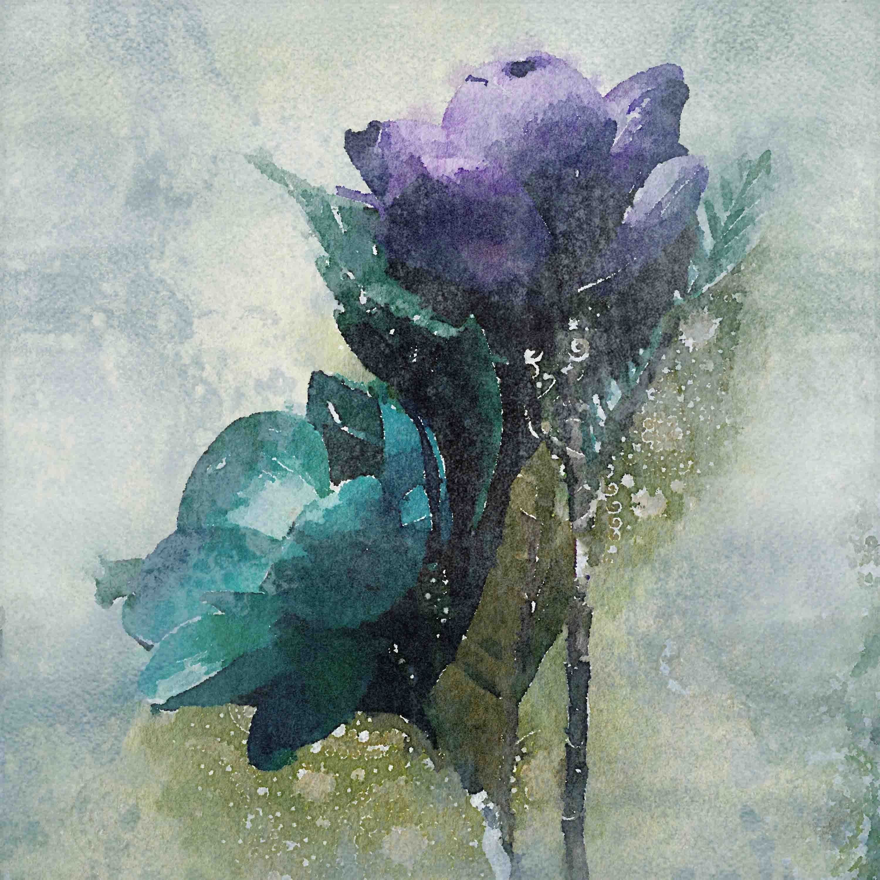 Marmont Hill - "Romantic Arrangement" by Irena Orlov Painting Print on Wrapped Canvas