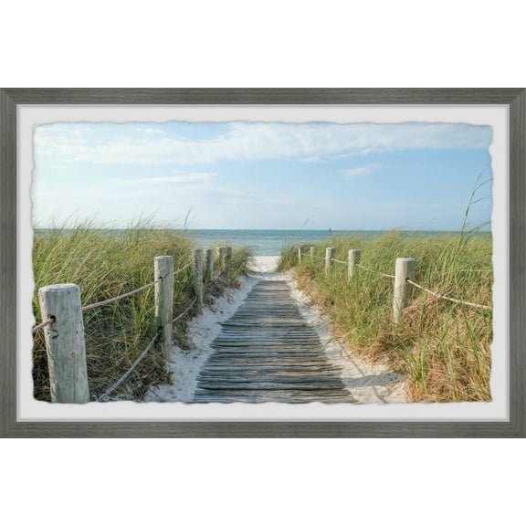 Marmont Hill Rope Railings Framed Wall Art