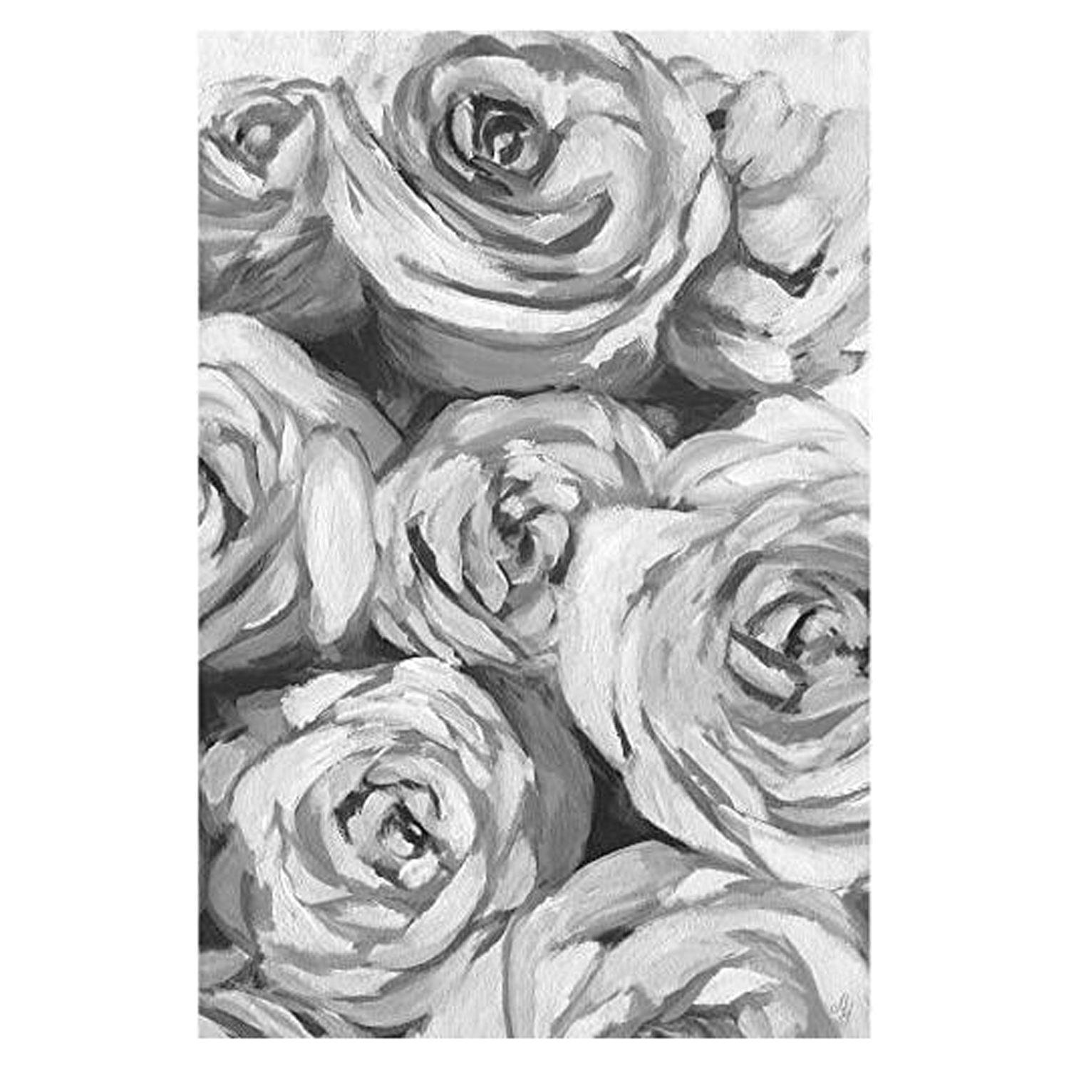 Marmont Hill Rose's Spotlight II Painting Print on Wrapped Canvas