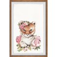 thumbnail image 1 of Marmont Hill Roses and Cub Framed Painting Print, 1 of 6