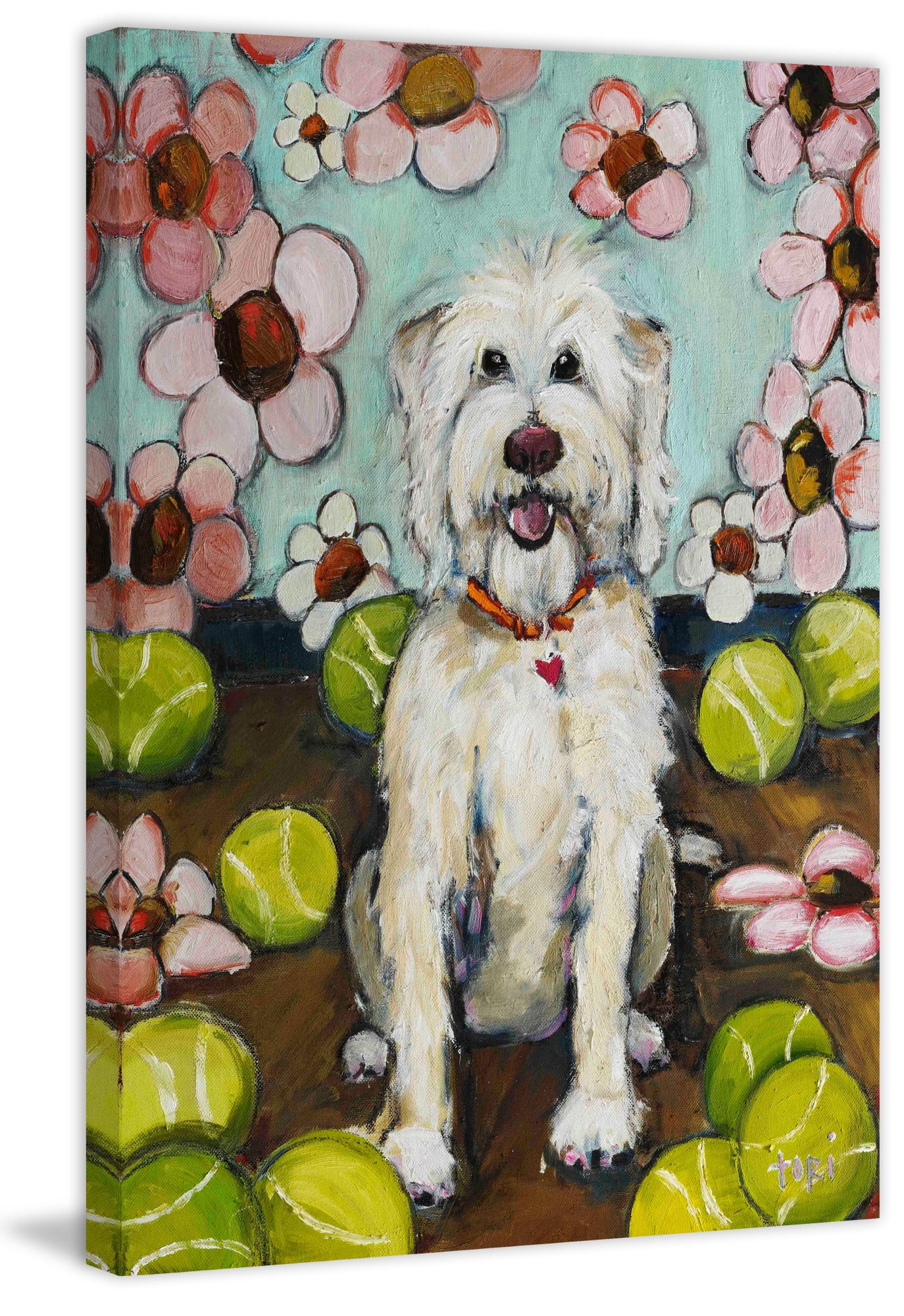 Marmont Hill "Rosie" by Tori Campisi Painting Print on Canvas