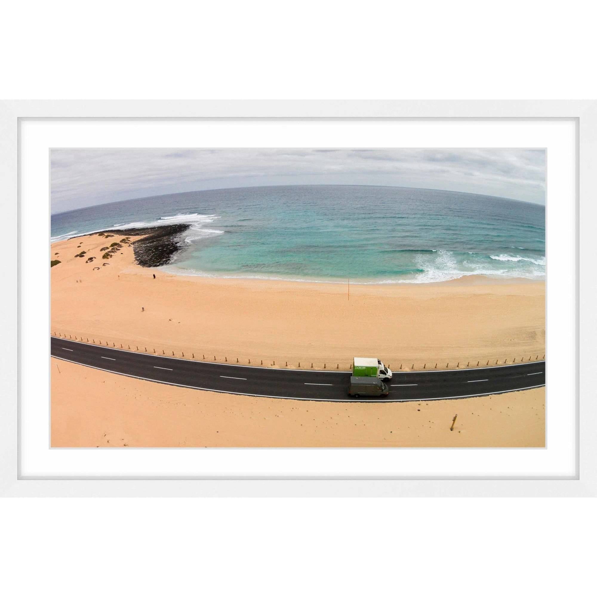 Marmont Hill "Rounding The Curve" By Karolis Janulis Framed Painting Art Print, 24.0" x 1.5"