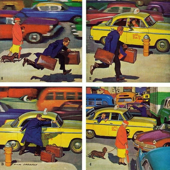 Marmont Hill Running Out Of Time Print On Canvas