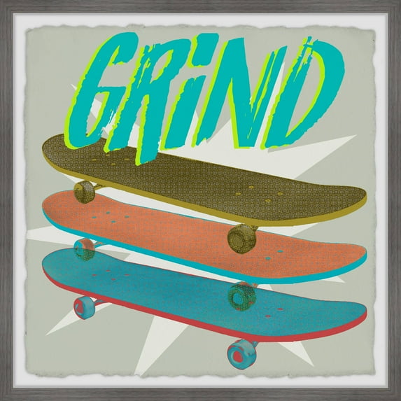 Marmont Hill SK8R I Framed Wall Art