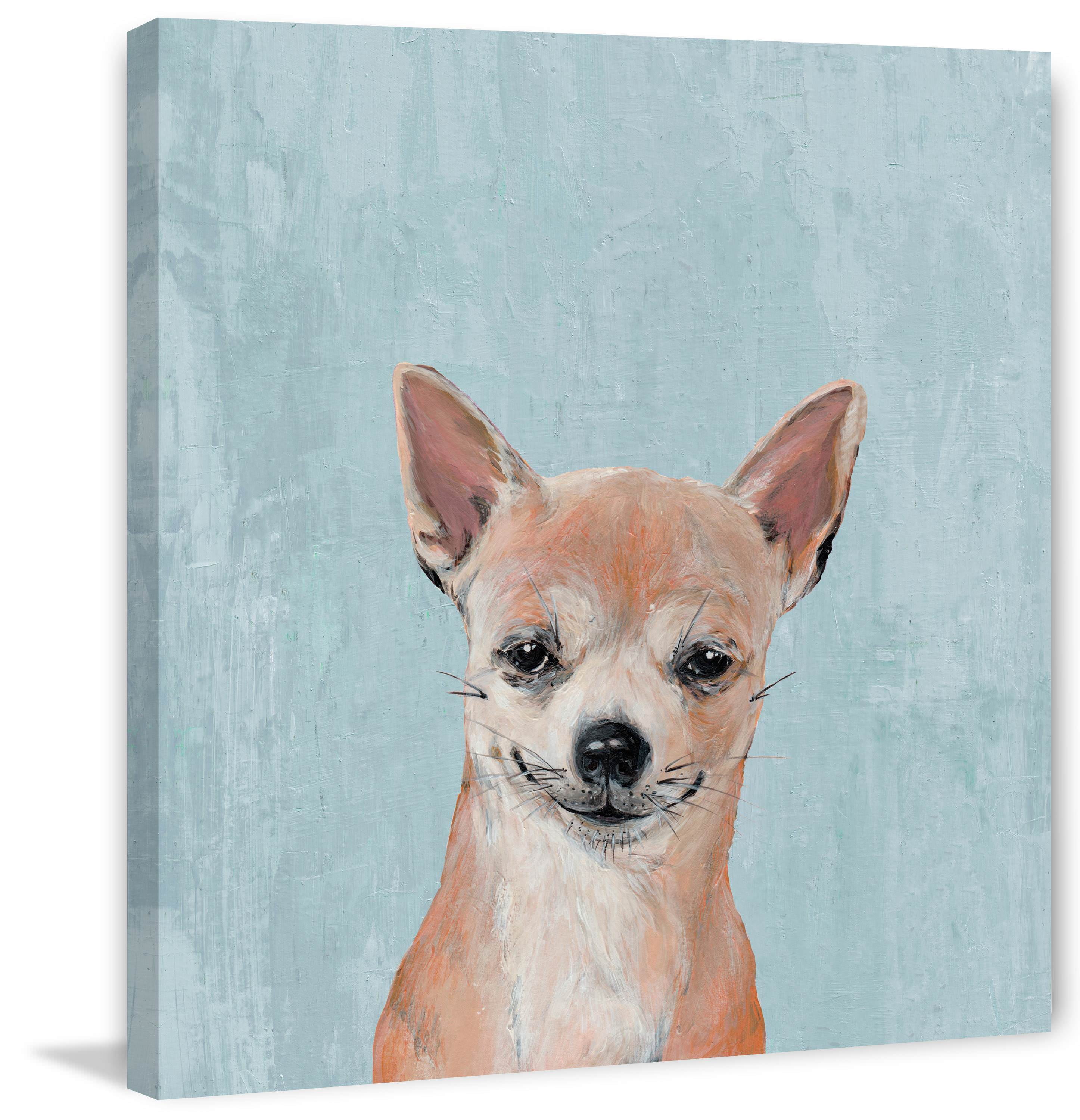 Marmont Hill "Sad Eyes" Painting Print on Wrapped Canvas