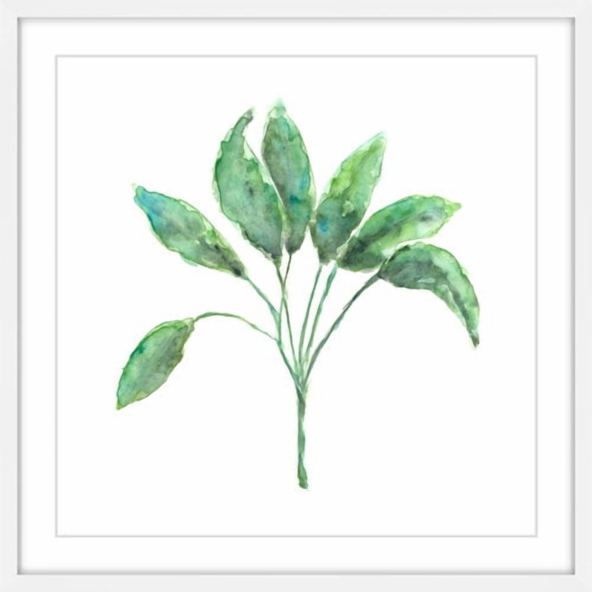 Marmont Hill "Sage Herb" by Thimble Sparrow Framed Painting Print