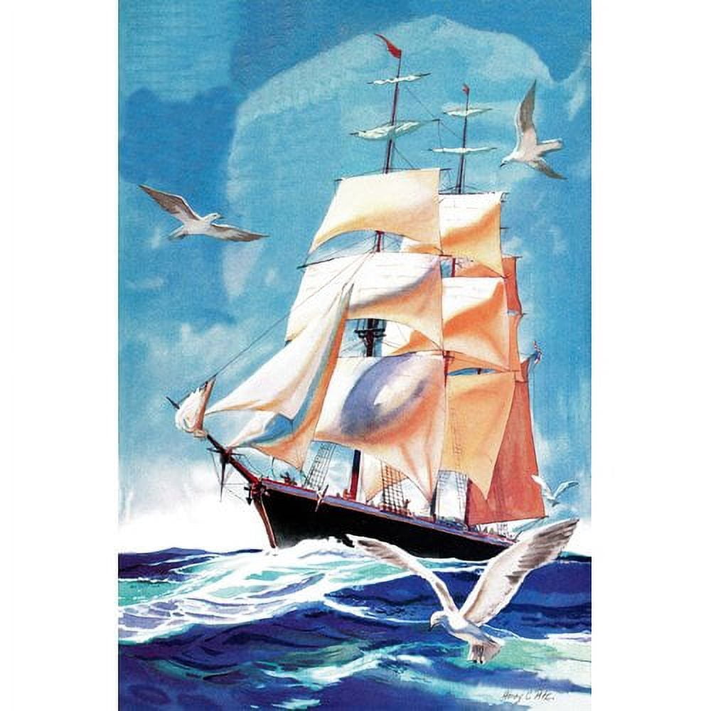Marmont Hill "Sailing" by Curtis Painting Print on Canvas