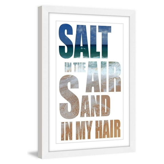 Marmont Hill Salt and Sand Framed Wall Art