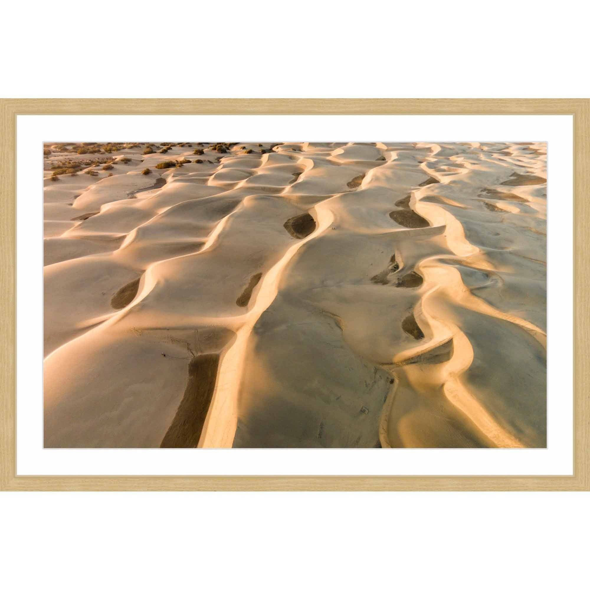 Marmont Hill "Sand Ripples" by Karolis Janulis Framed Painting Print