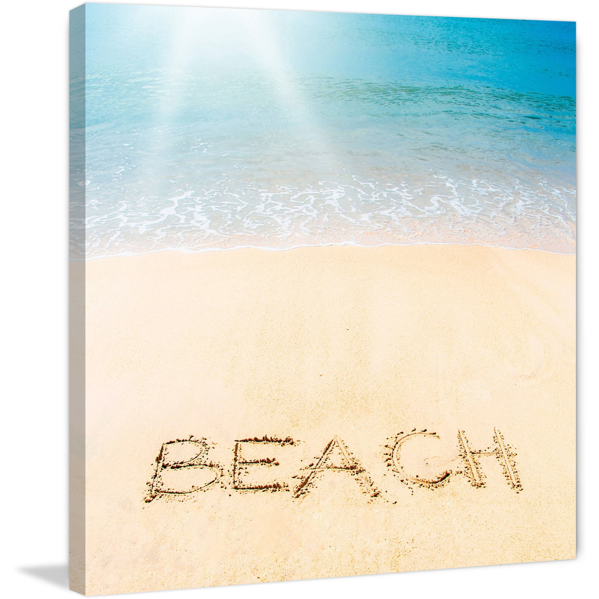 Marmont Hill "Sandy Beach" Painting Print on Wrapped Canvas