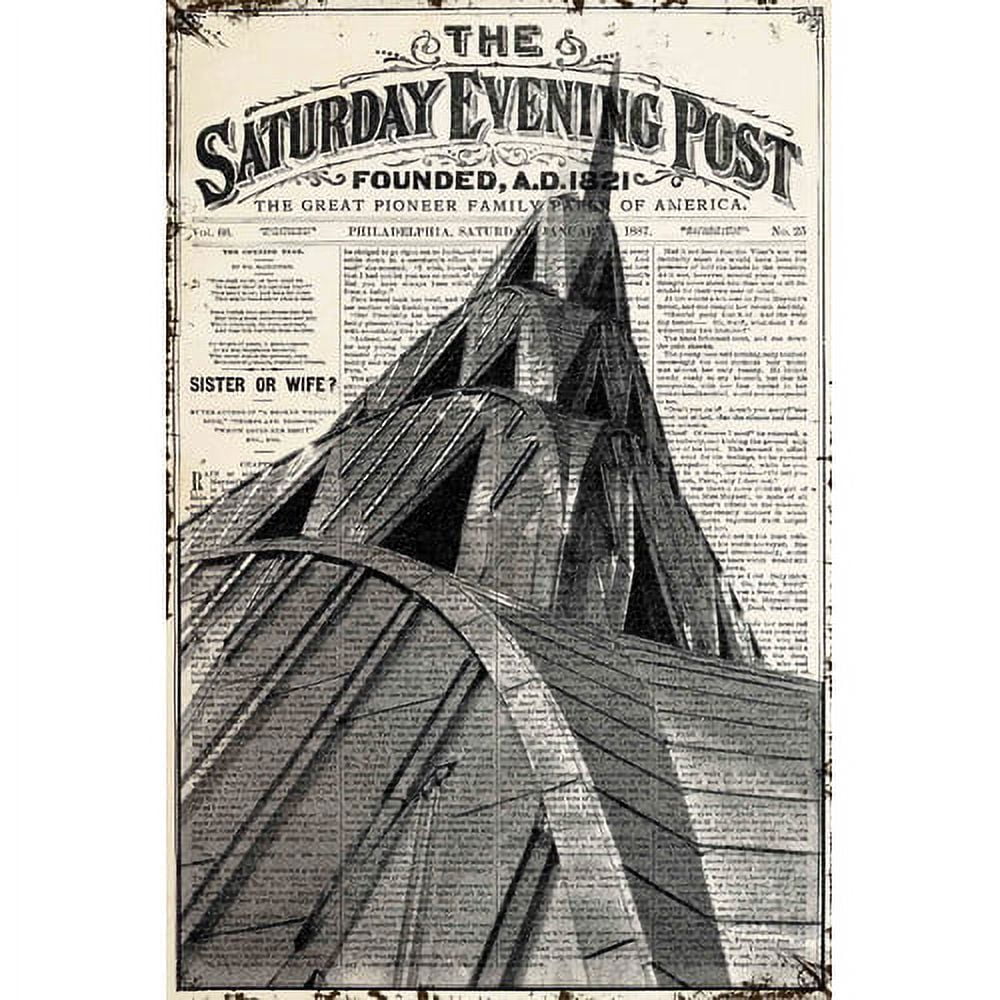 Marmont Hill "Saturday Evening Post 1821" Painting Print on Canvas