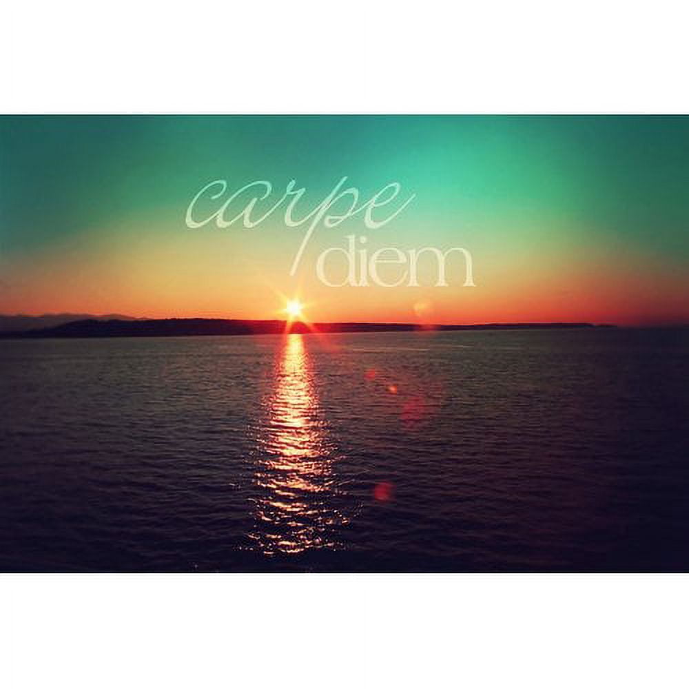 "Carpe Diem" Painting Print on Wrapped Canvas