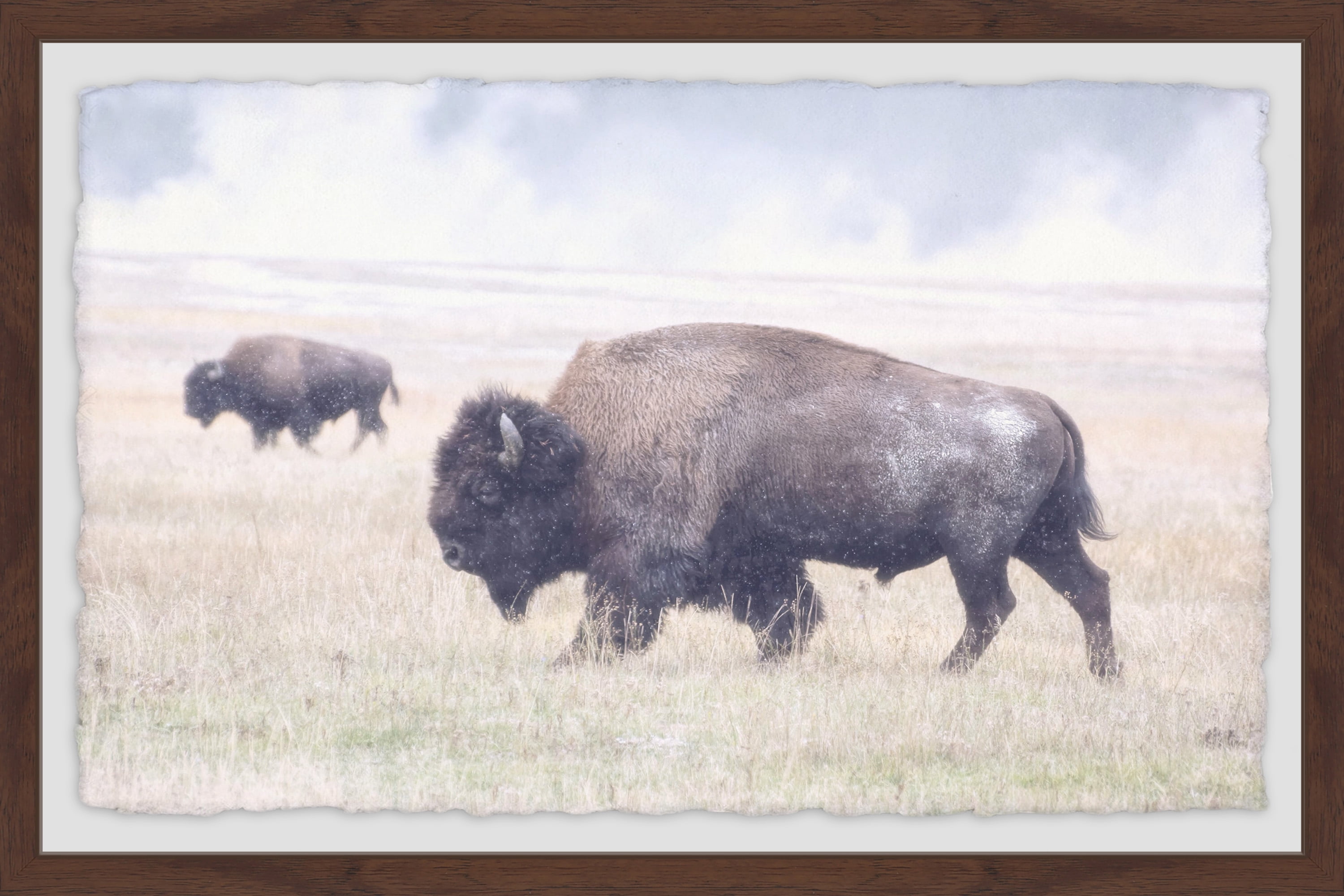 Marmont Hill Scattered Herd Framed Wall Art, 16" x 24"