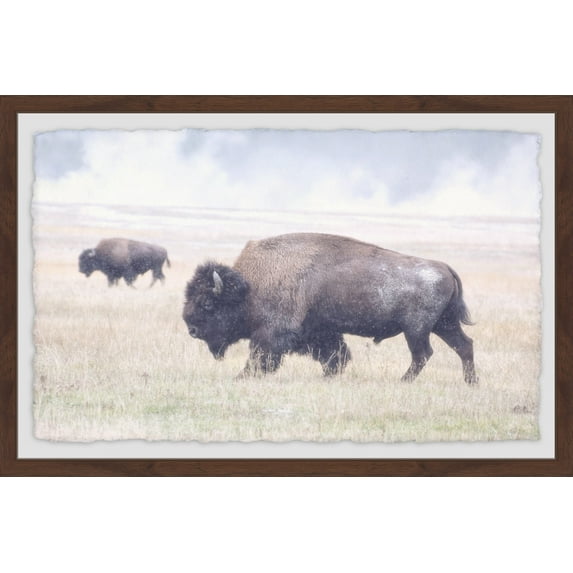 Marmont Hill Scattered Herd Framed Wall Art, 16" x 24"