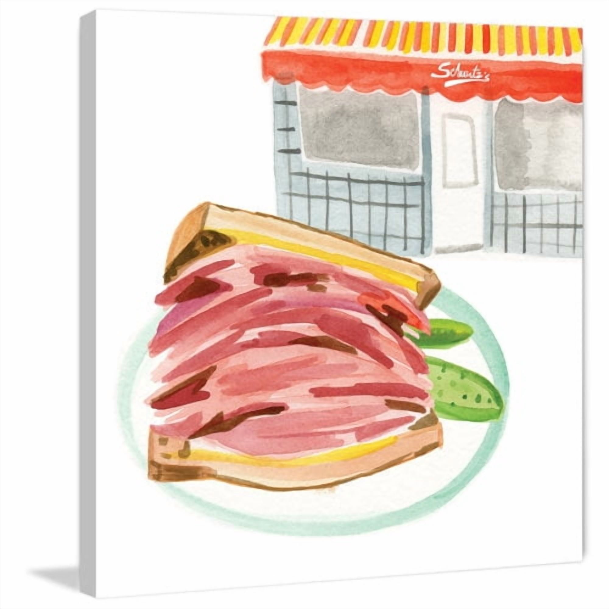 Marmont Hill 'SchwartzS' by Molly Rosner Painting Print on Wrapped Canvas