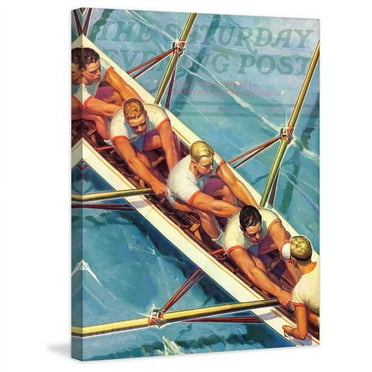 Marmont Hill Scullers by Michael Dolas Painting Print on Canvas
