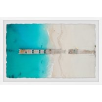 Marmont Hill Sea Dock Framed Wall Art, 8" x 12"