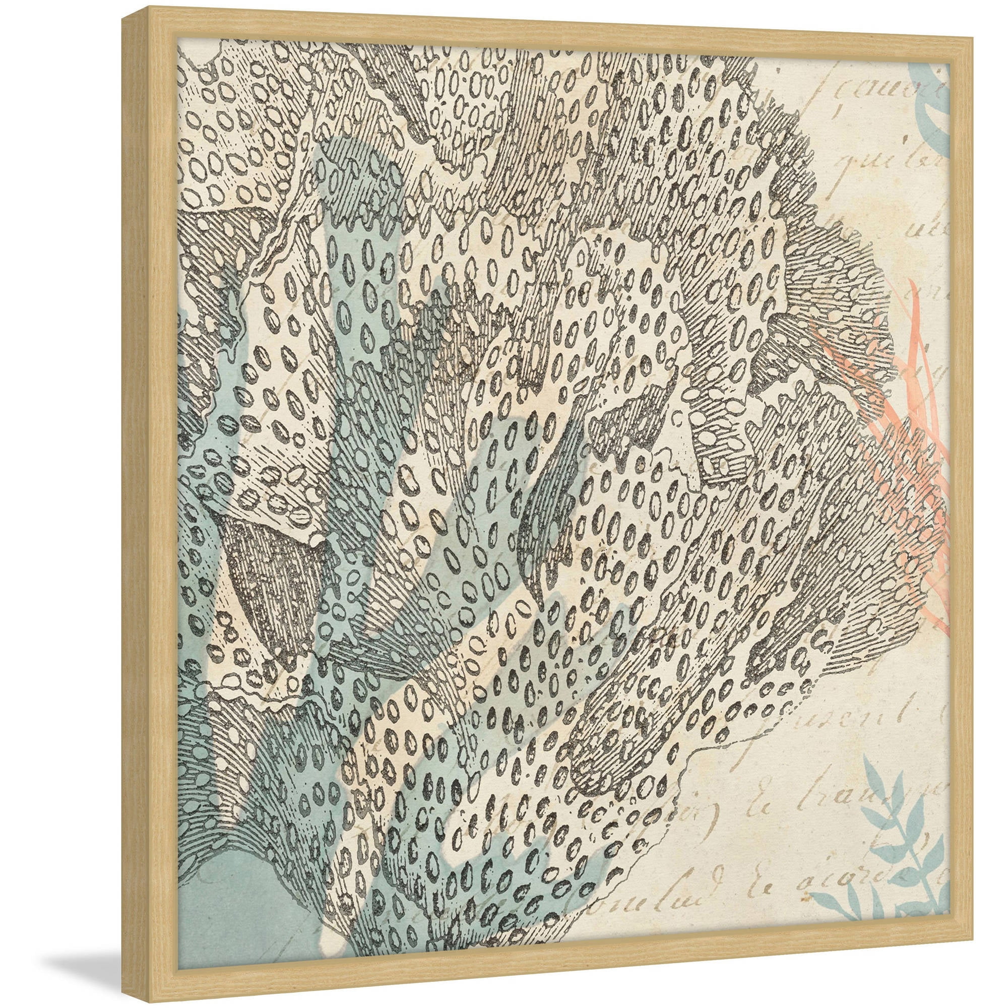 Marmont Hill "Sea Ephemera III" Framed Painting Print