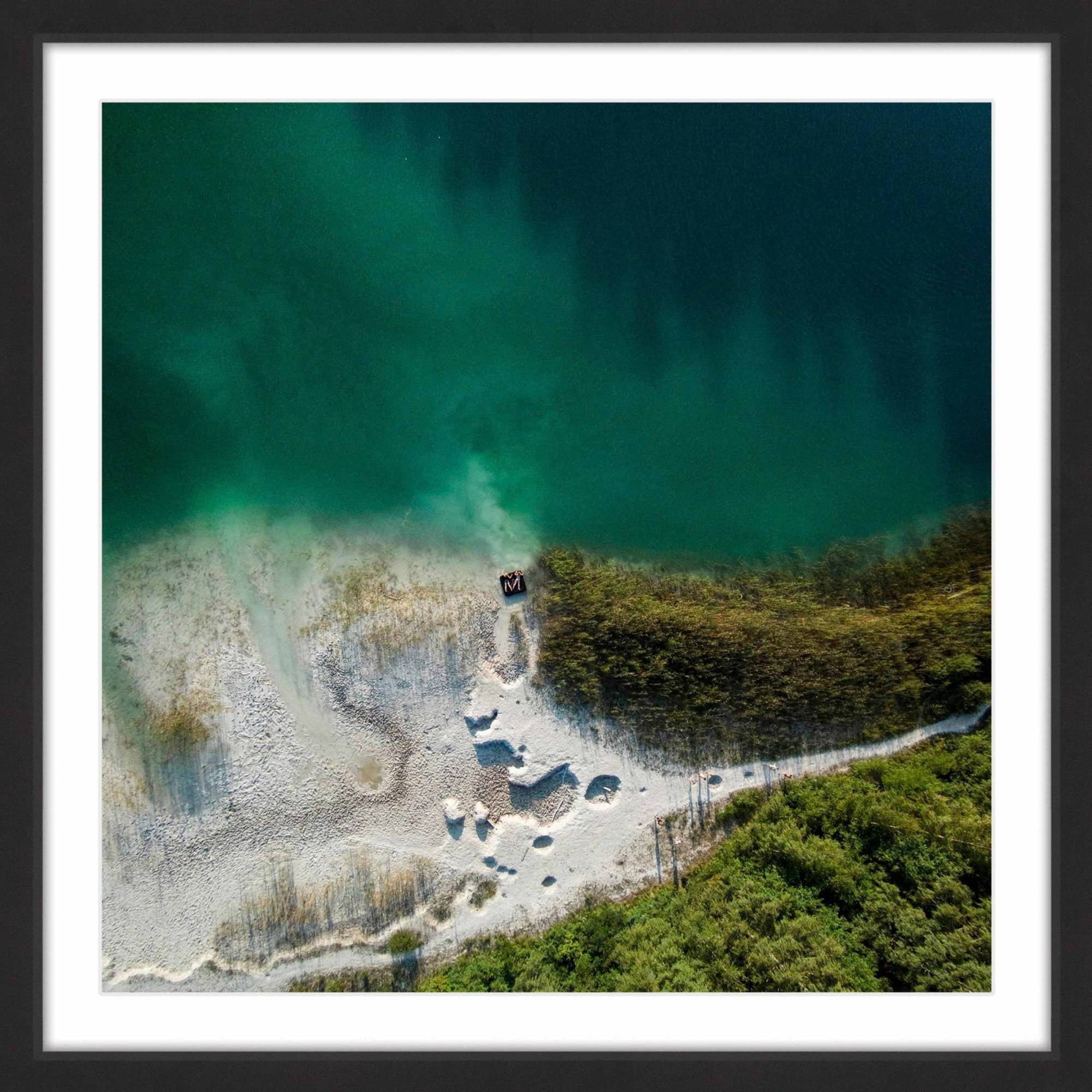 Marmont Hill "Sea Foam" By Karolis Janulis Framed Painting Art Print, 12.0" x 1.5"