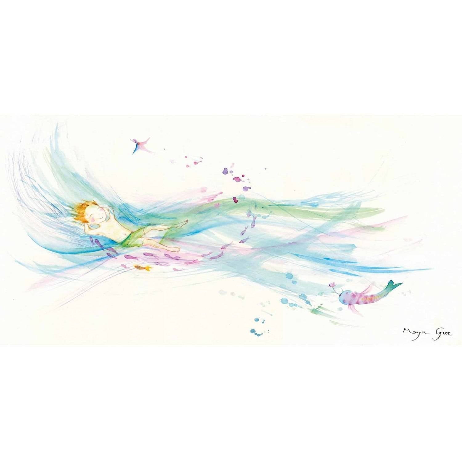 Marmont Hill 'Sea of Love' by Maya Gur Painting Print on Wrapped Canvas