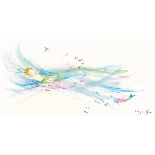 Marmont Hill 'Sea of Love' by Maya Gur Painting Print on Wrapped Canvas