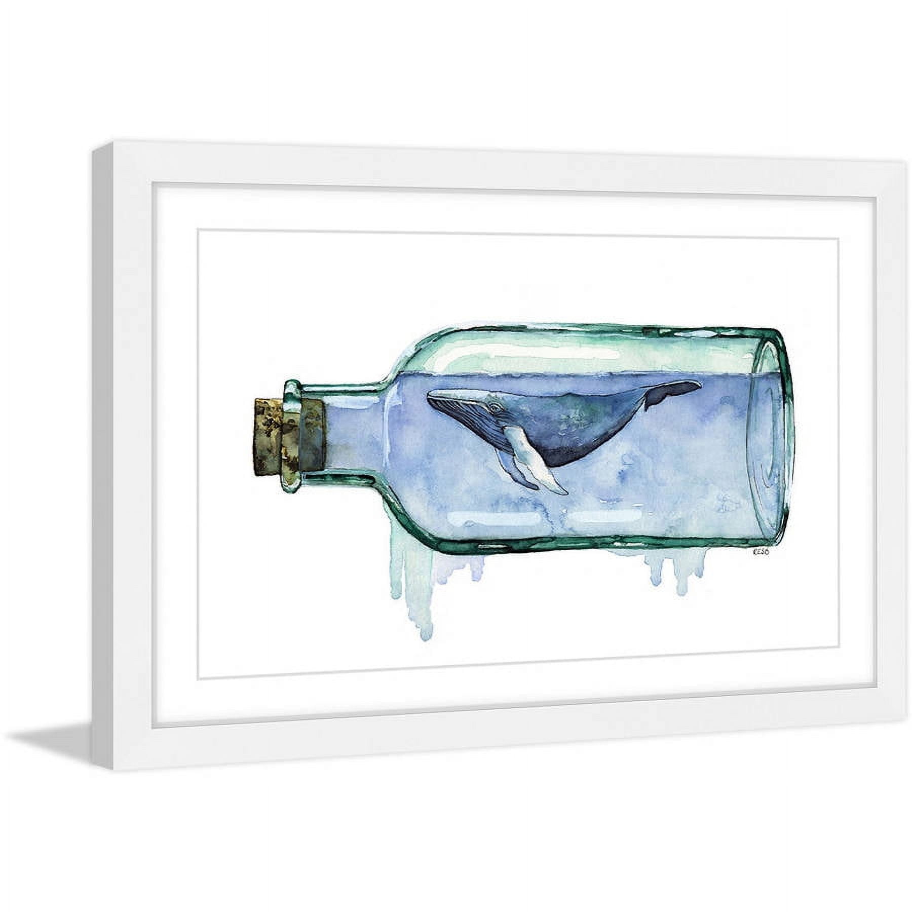 Marmont Hill "Seaglass" by Rachel Byler Framed Painting Print