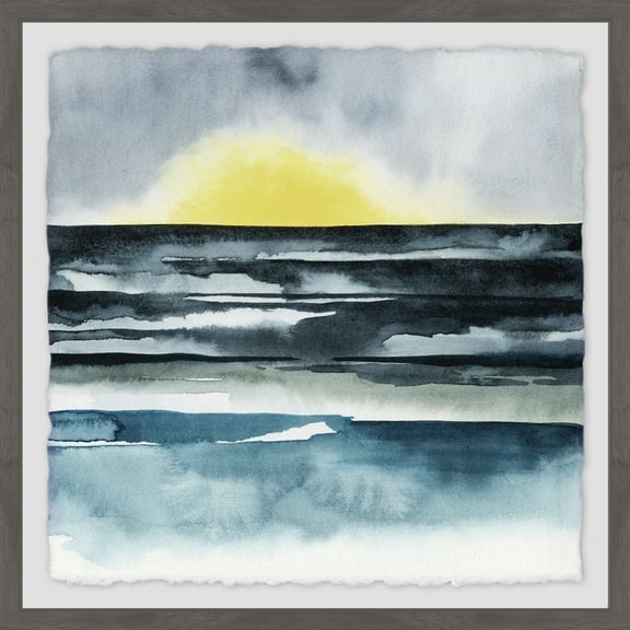 Marmont Hill Seaside Mist II Framed Painting Print