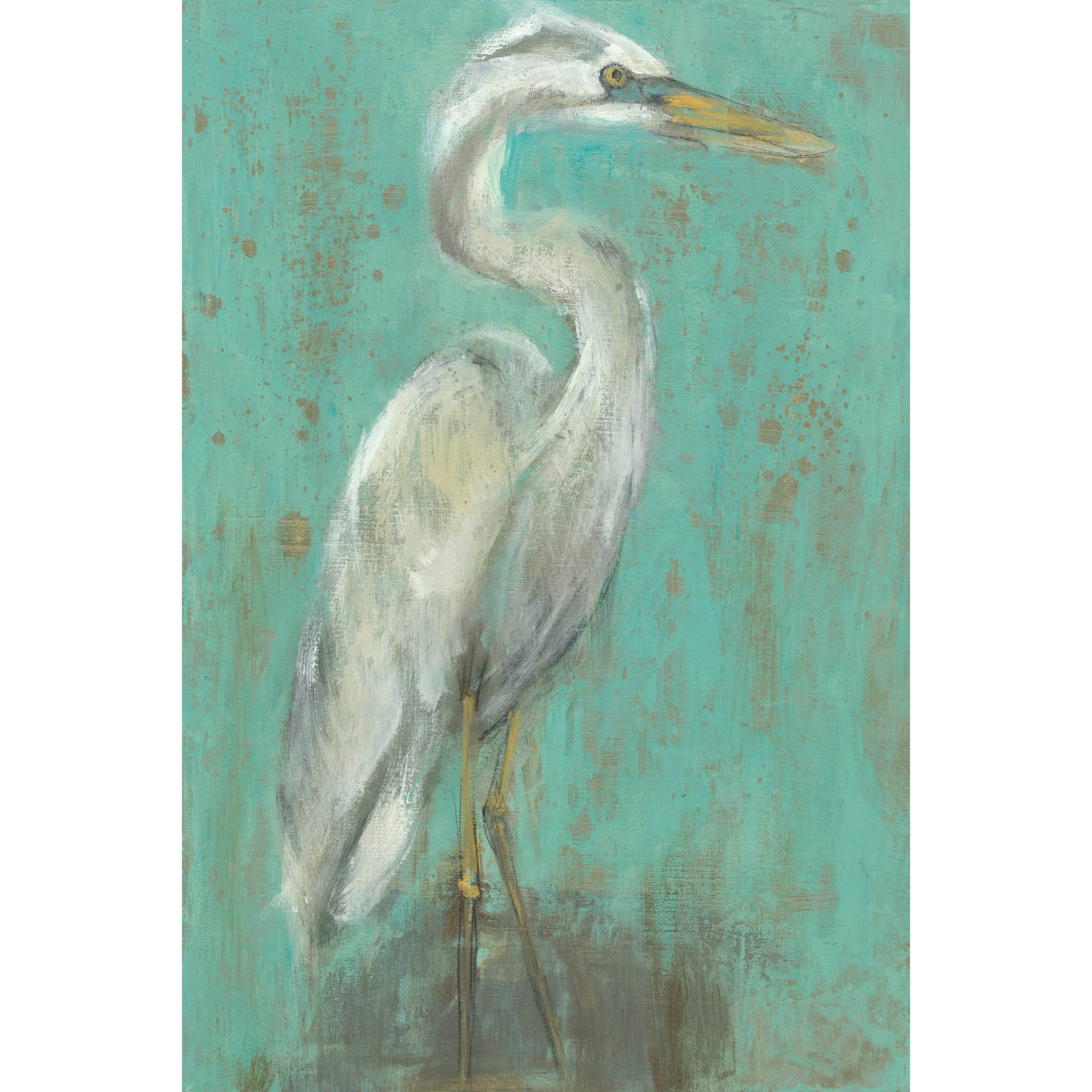 Marmont Hill "Seaspray Heron I" Painting Print on Wrapped Canvas