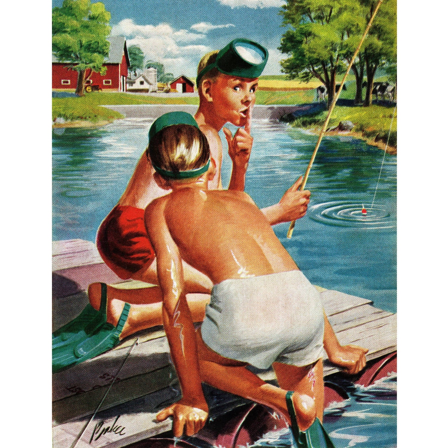 Marmont Hill - "Secret Spot" Painting Print on Wrapped Canvas