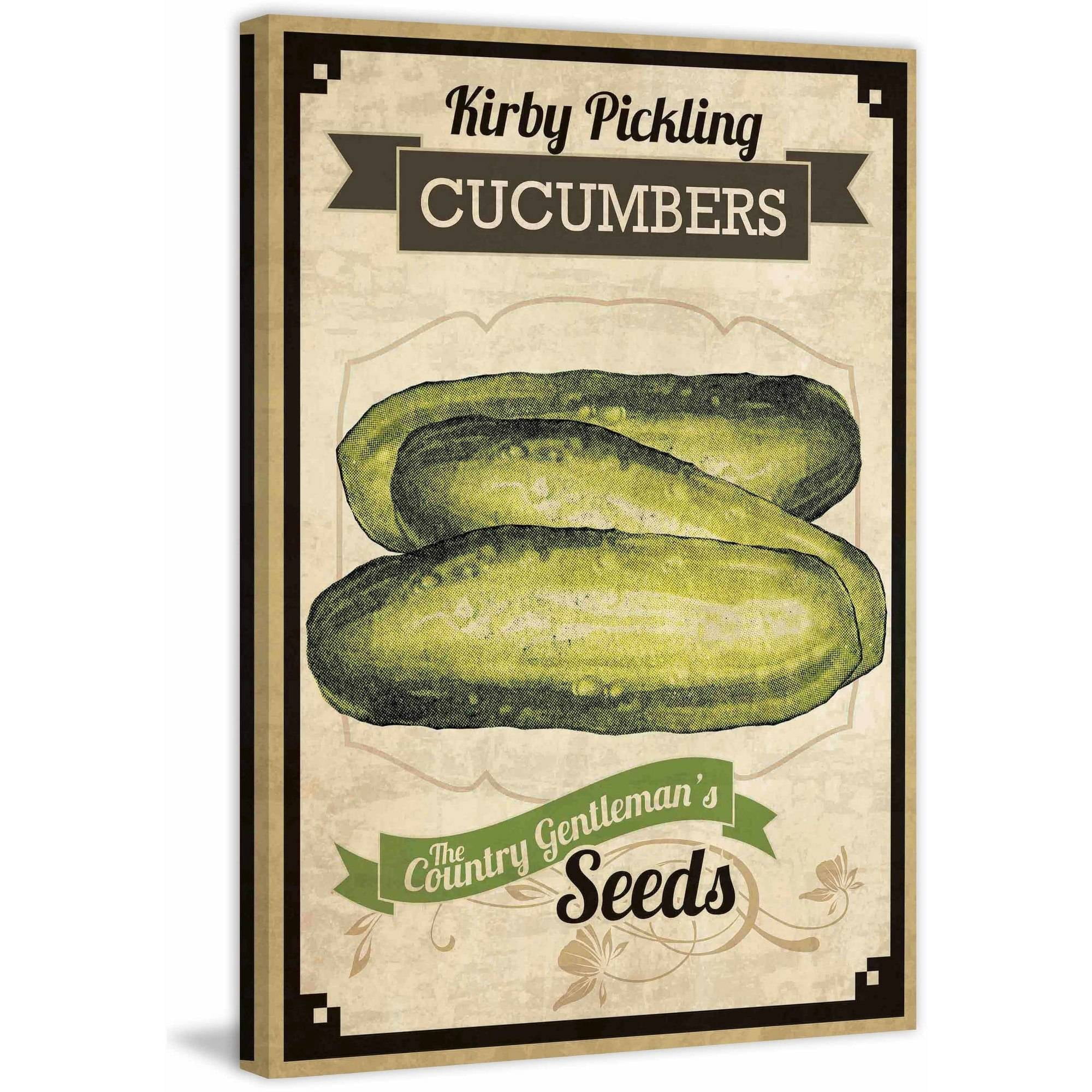 Marmont Hill "Seed Packet Pickle" Painting Print on Canvas