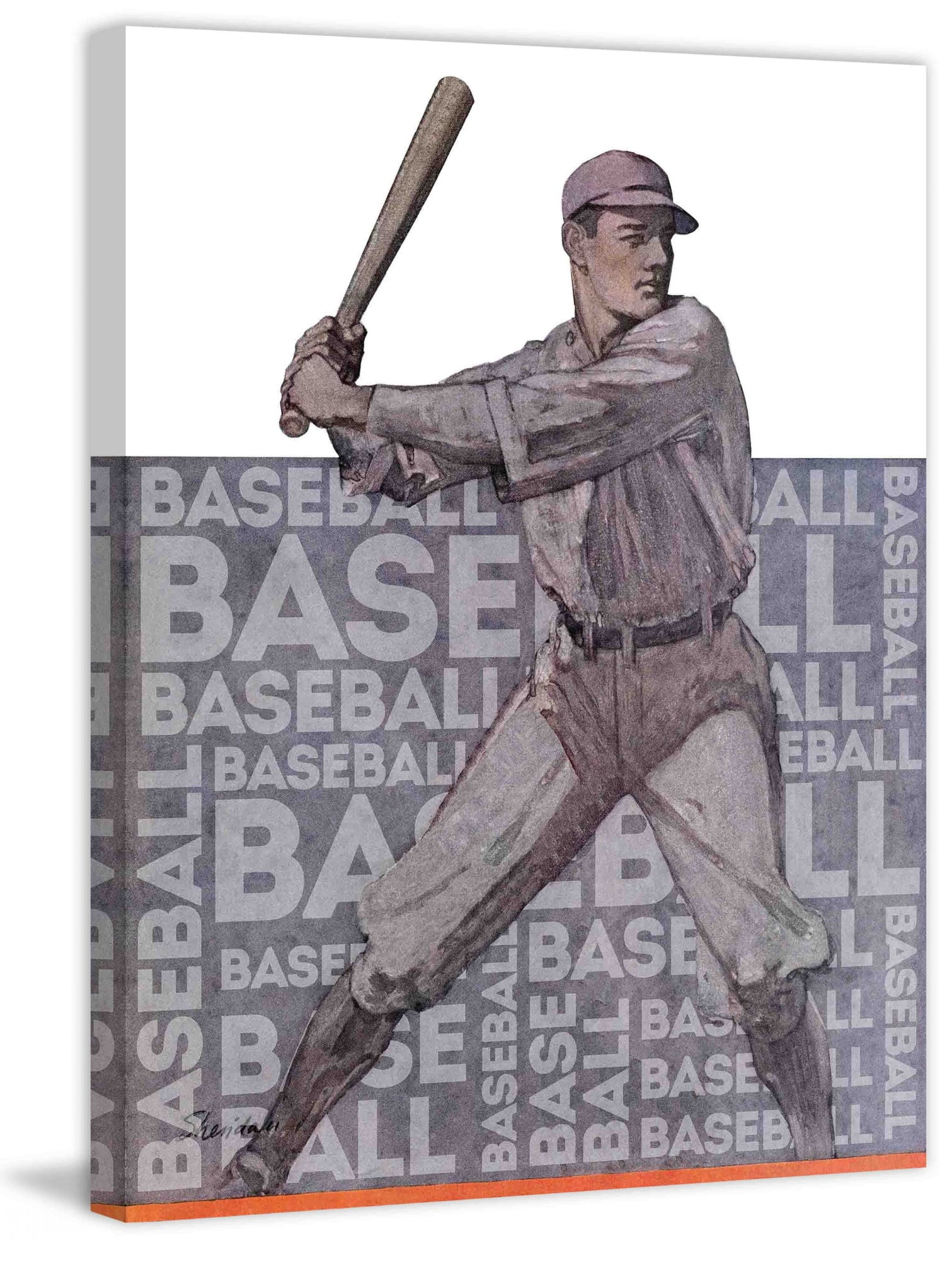 Marmont Hill Shadow Batter-Alternative File Version by John E. Sheridan Painting Print on Canvas