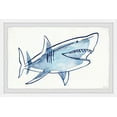 thumbnail image 1 of Marmont Hill Shark Outline Framed Wall Art, 16" x 24", 1 of 8