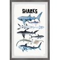 thumbnail image 1 of Marmont Hill Sharks Framed Wall Art, 8.00" x 1.50", 1 of 6