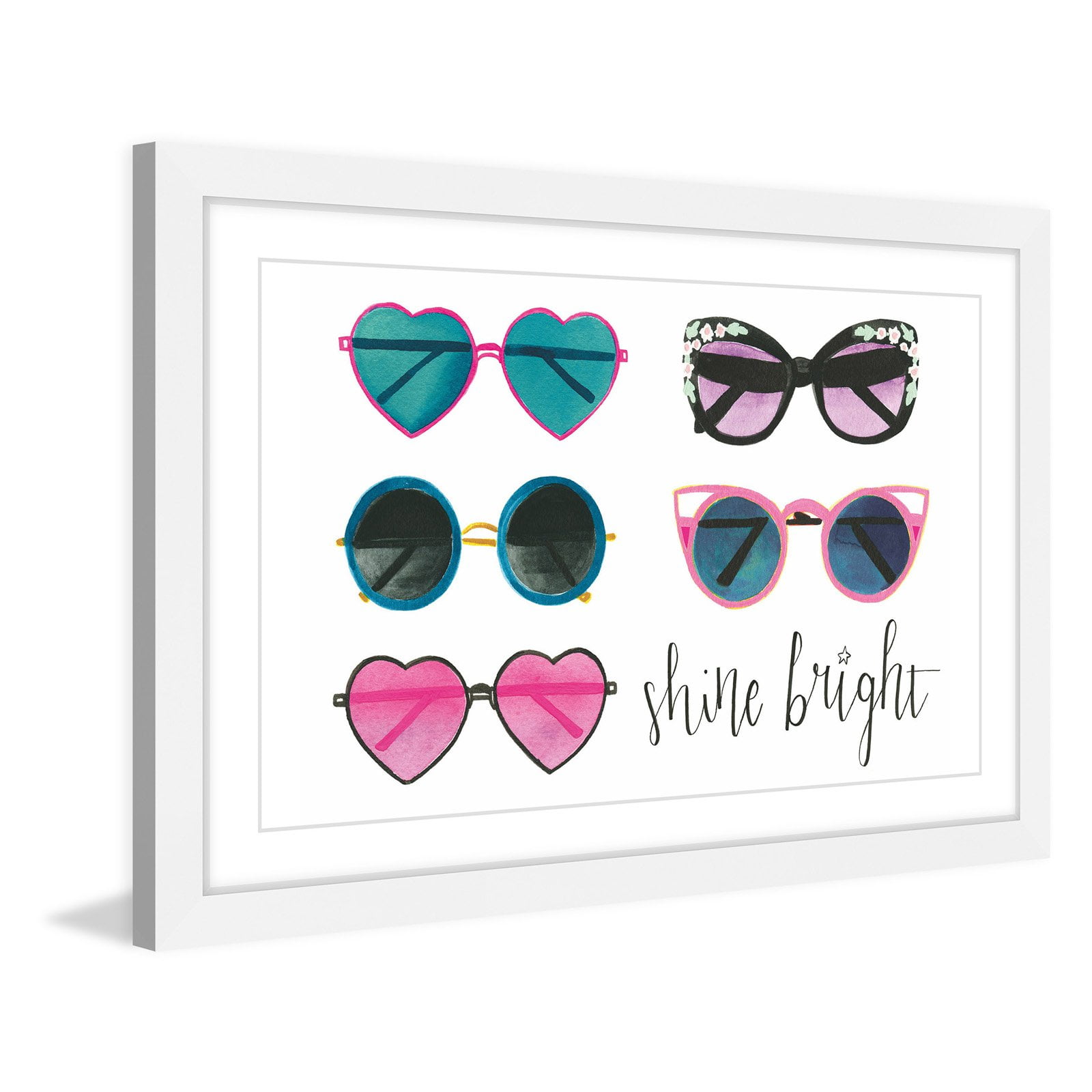 Marmont Hill "Shine Bright" by Molly Rosner Framed Painting Print