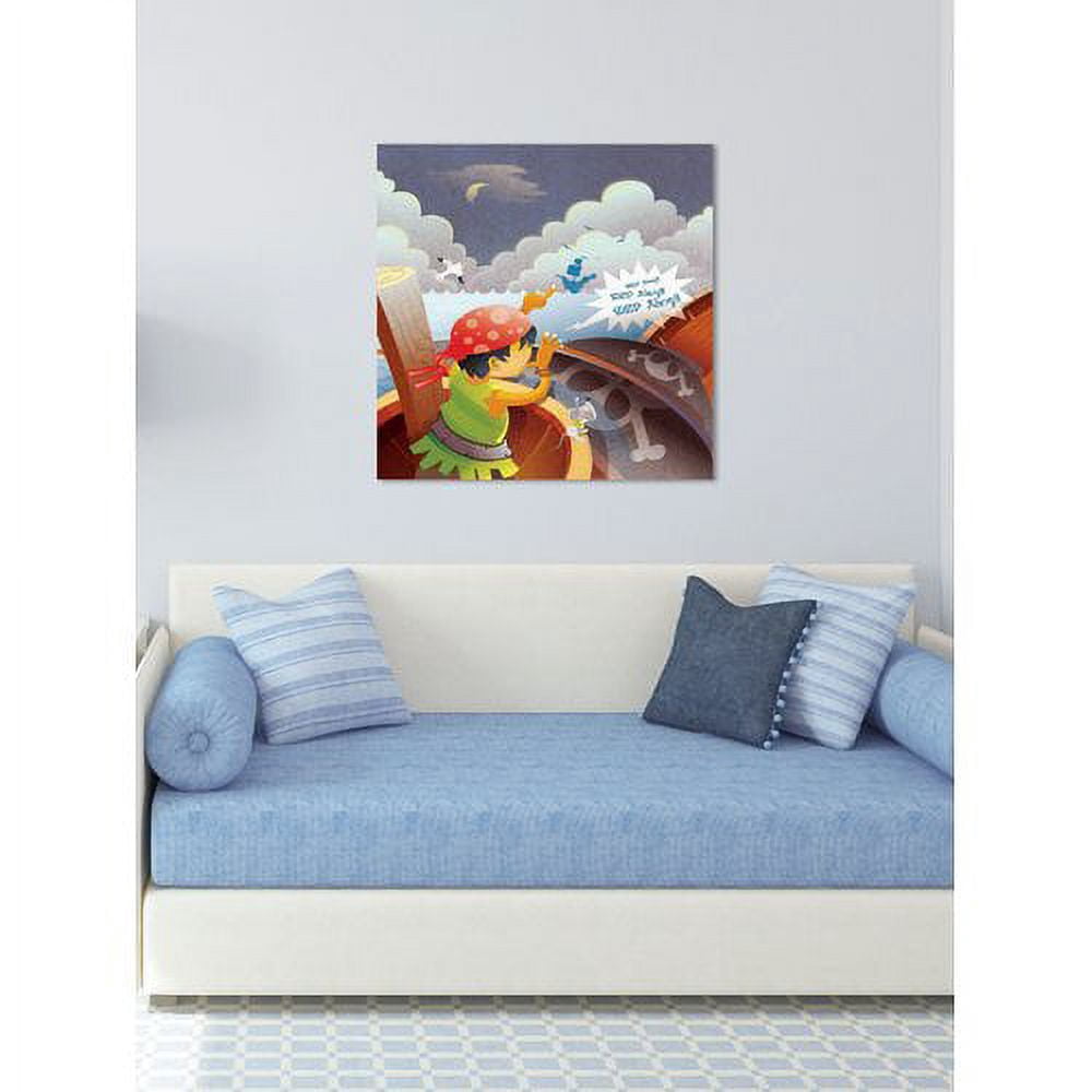 Marmont Hill "Ship Ahoy!" by Curtis Painting Print on Canvas