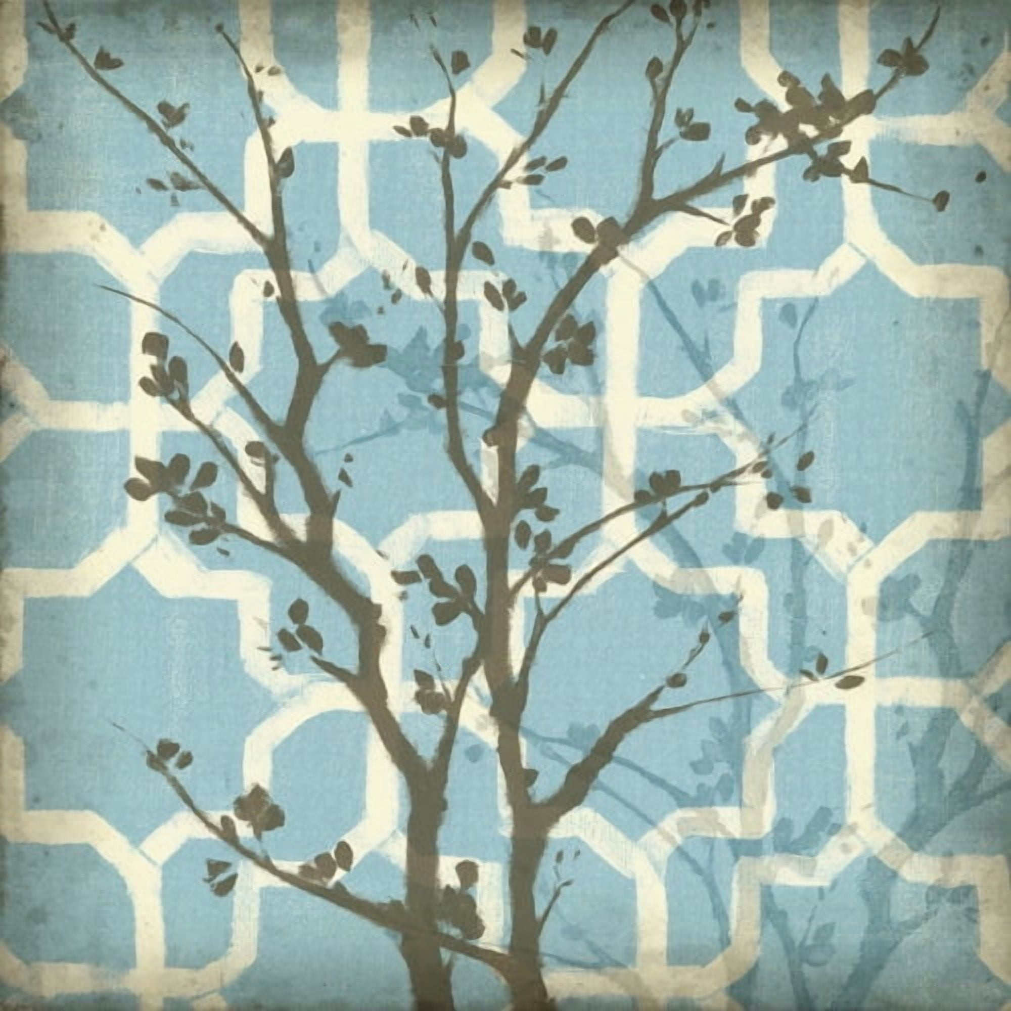 Marmont Hill "Silhouette & Pattern I" Painting Print on Wrapped Canvas