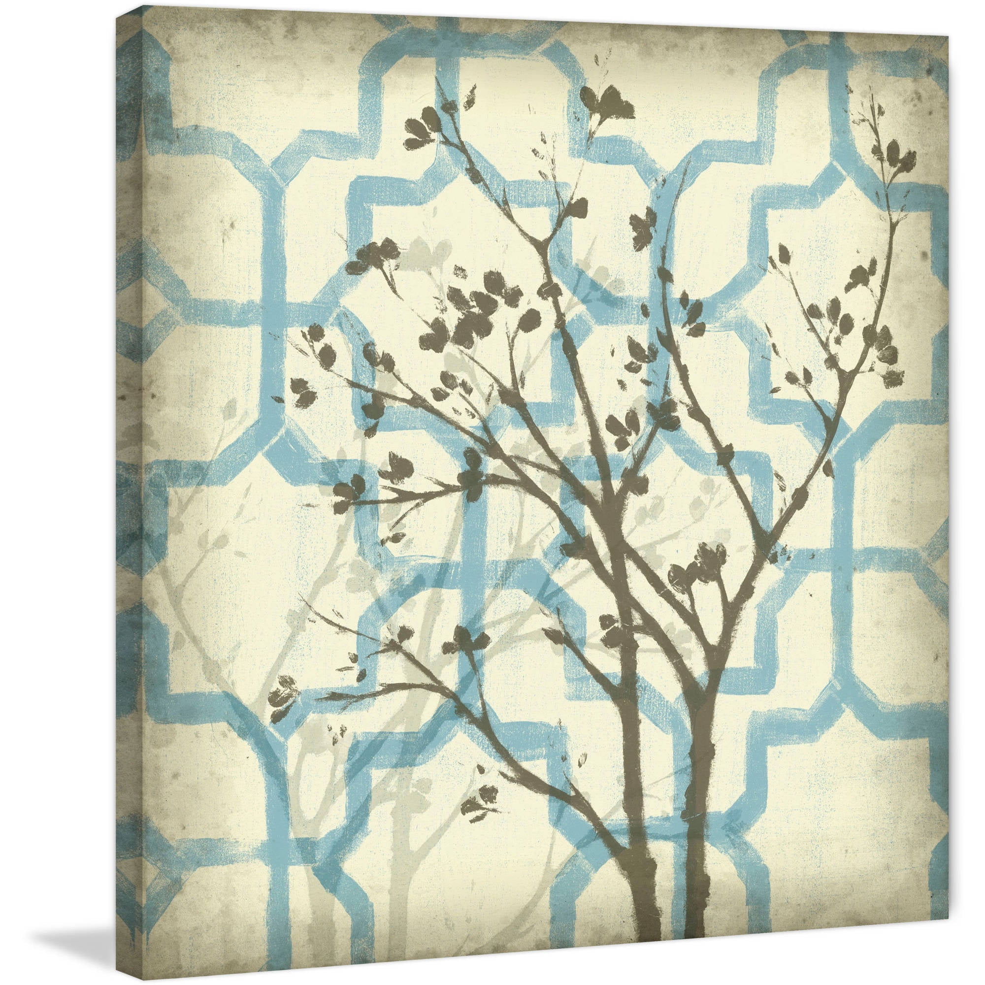 Marmont Hill "Silhouette & Pattern II" Painting Print on Wrapped Canvas